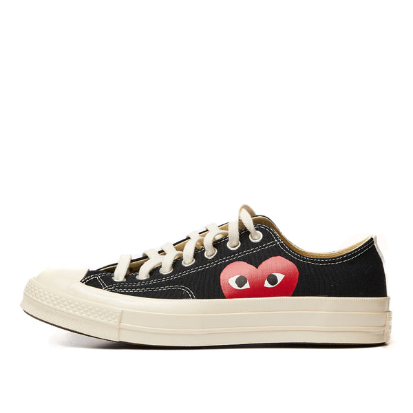 Seletøj konkurs session Comme des Garcons PLAY x Converse Chuck 70 Low Single Heart Shoes | ROOTED