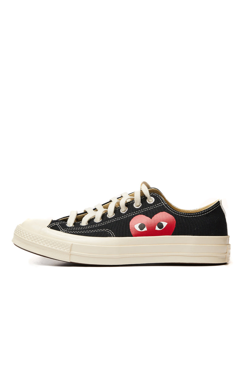 Comme des Garcons PLAY x Converse Chuck Low Single Heart Shoes ROOTED