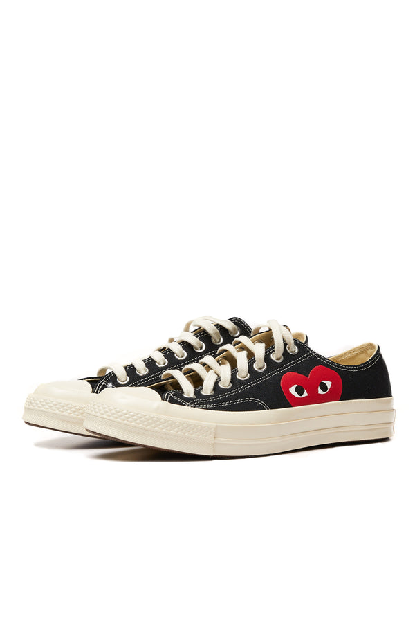 COMME des GARÇONS Play Converse Chuck Taylor Low 'Black' - ROOTED