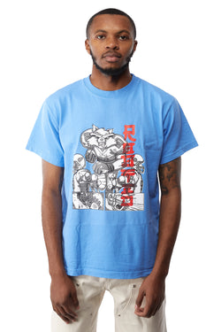 ROOTED x Titans Anime Tee 'Light Blue' - ROOTED