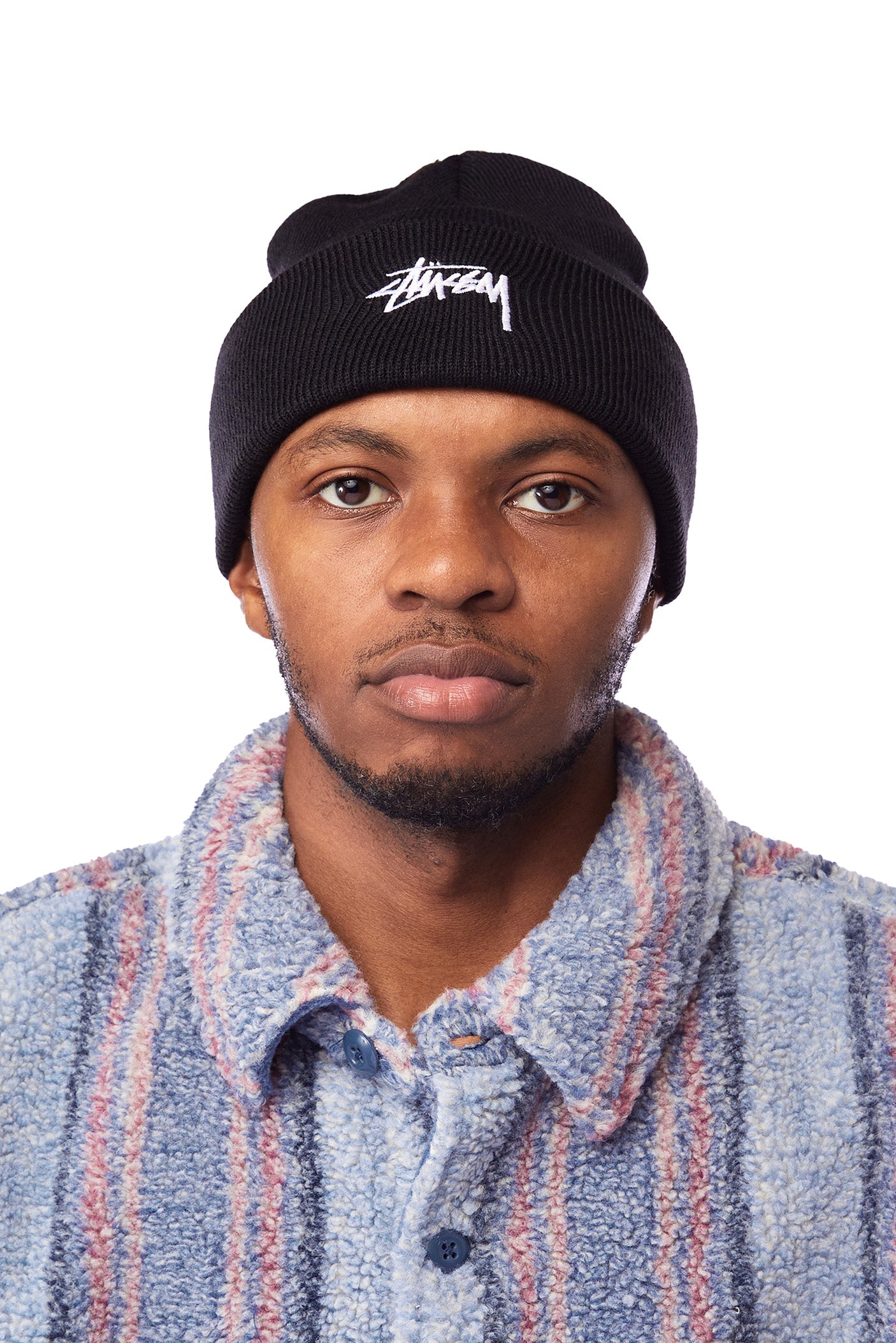 Stussy Stock Cuff Beanie 'Black' - ROOTED