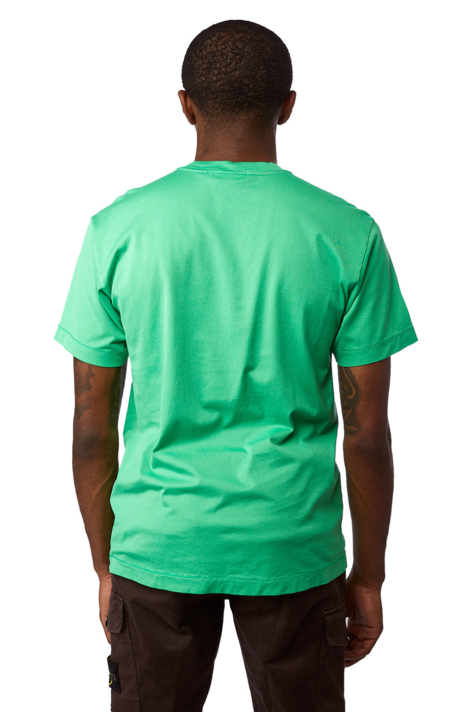 Stone Island S/S Logo Tee 'Green' - ROOTED