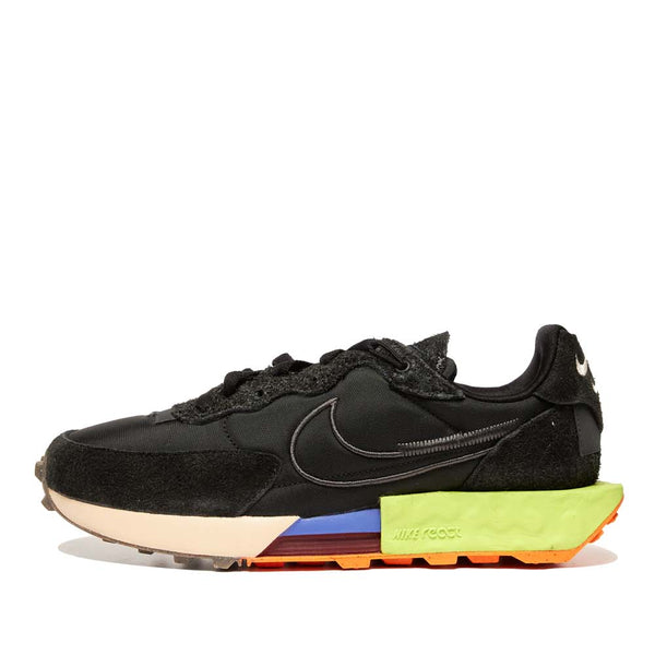 Women's Nike Fontanka Waffle 'Black/Black/Volt' | ROOTED