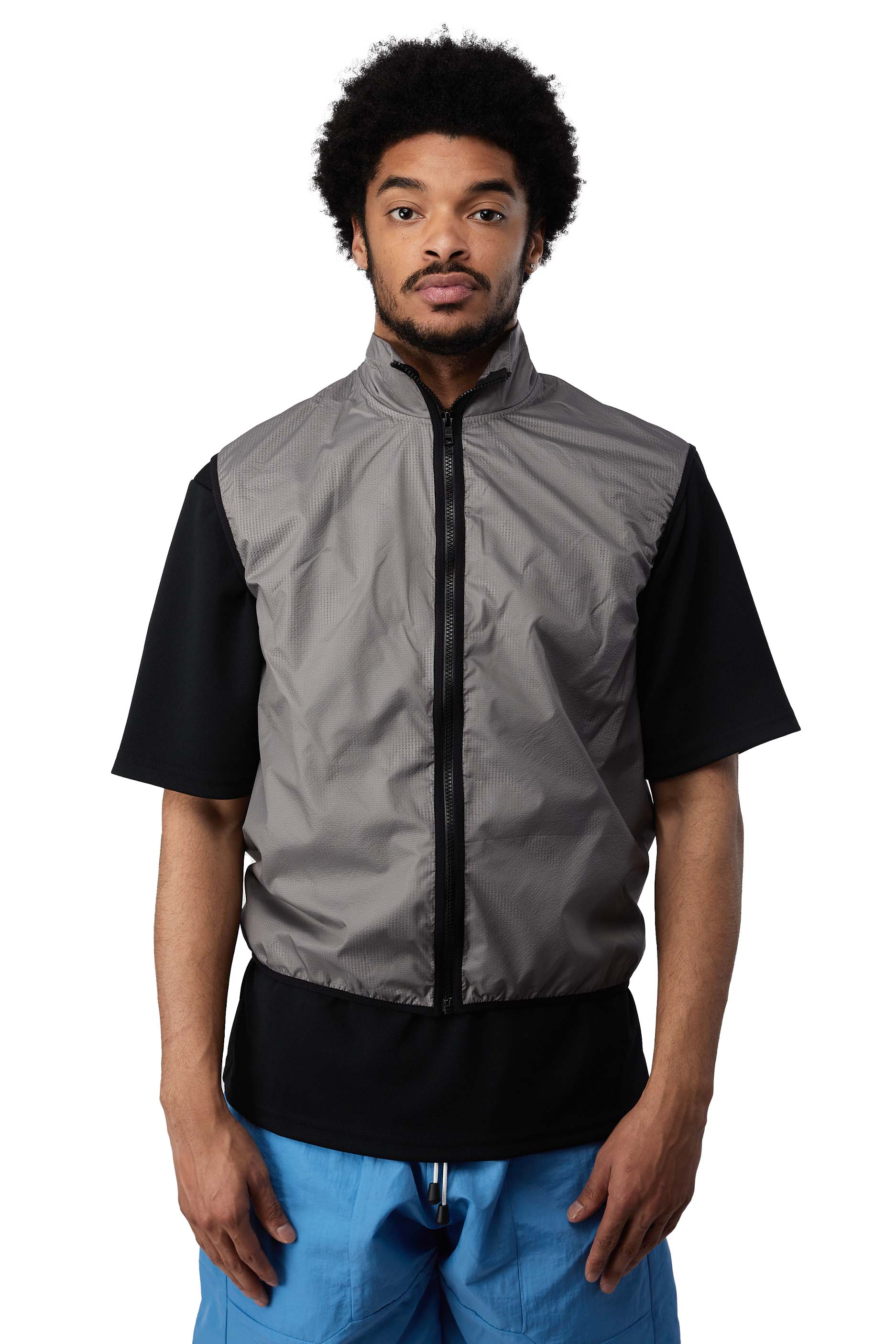 WHIM Packable Vest 'Fog' - ROOTED