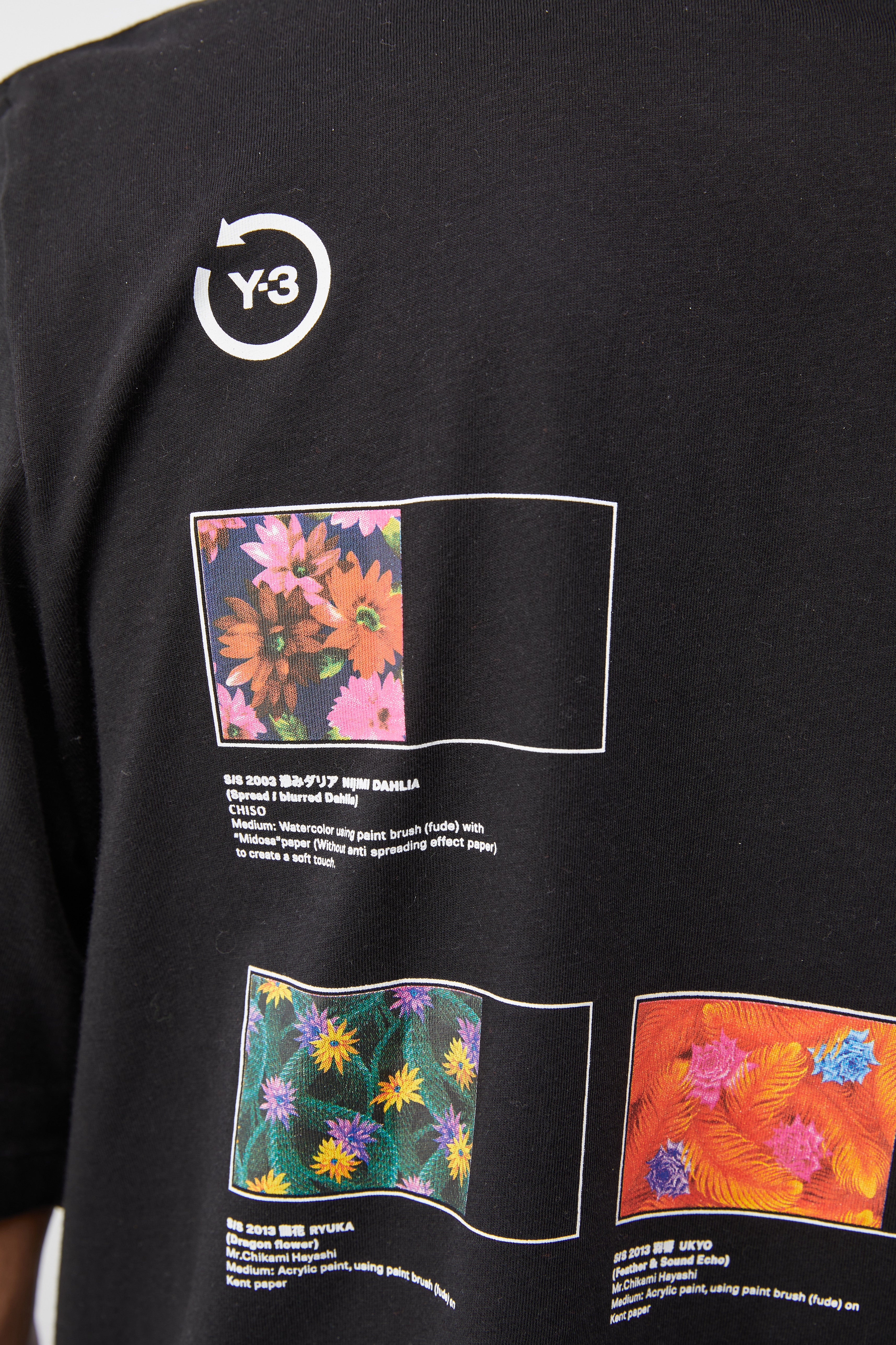 Y-3 S/S Index Tee 'Black' - ROOTED