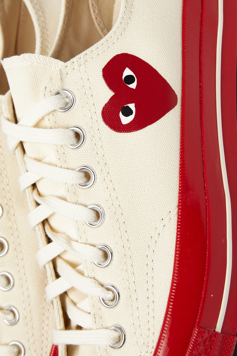Comme des Garcons PLAY x Converse Chuck 70 Low Shoes - ROOTED