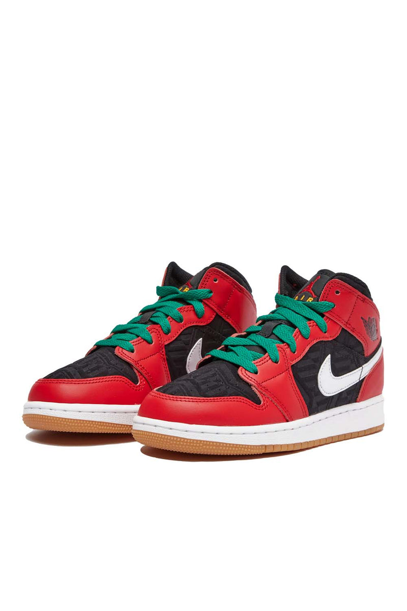 Air Jordan Kids 1 Mid SE Shoes - ROOTED