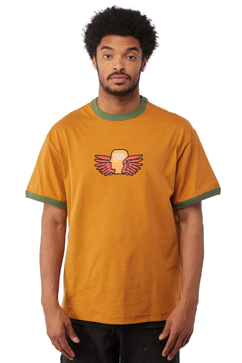 Flyers Ringer T-Shirt - Light Brown