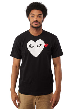 Comme Des Garçons Print Emblem Tee 'Black' - ROOTED