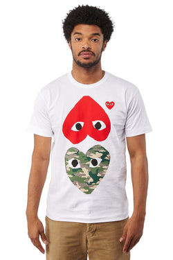 Comme Des Garçons Camo Upside Down 'White' - ROOTED
