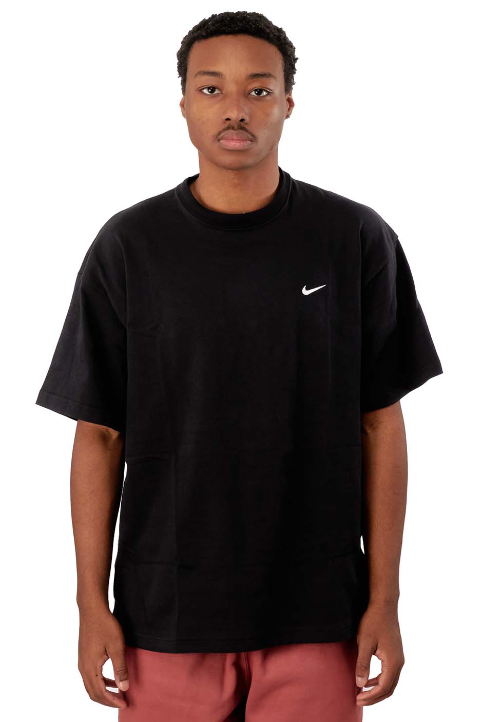 Nike Mens Solo Swoosh T-Shirt 'Black' - ROOTED