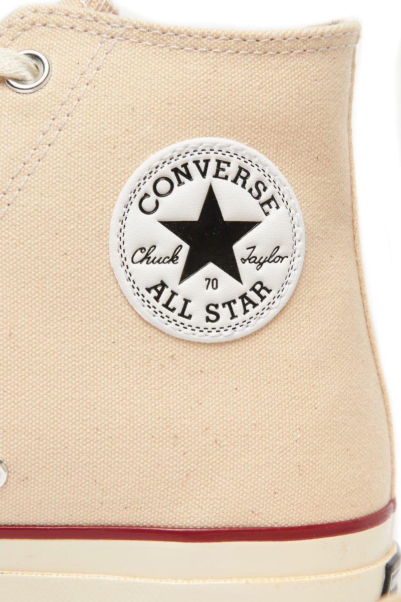 Converse Mens Chuck 70 Hi Parchment Shoes - ROOTED