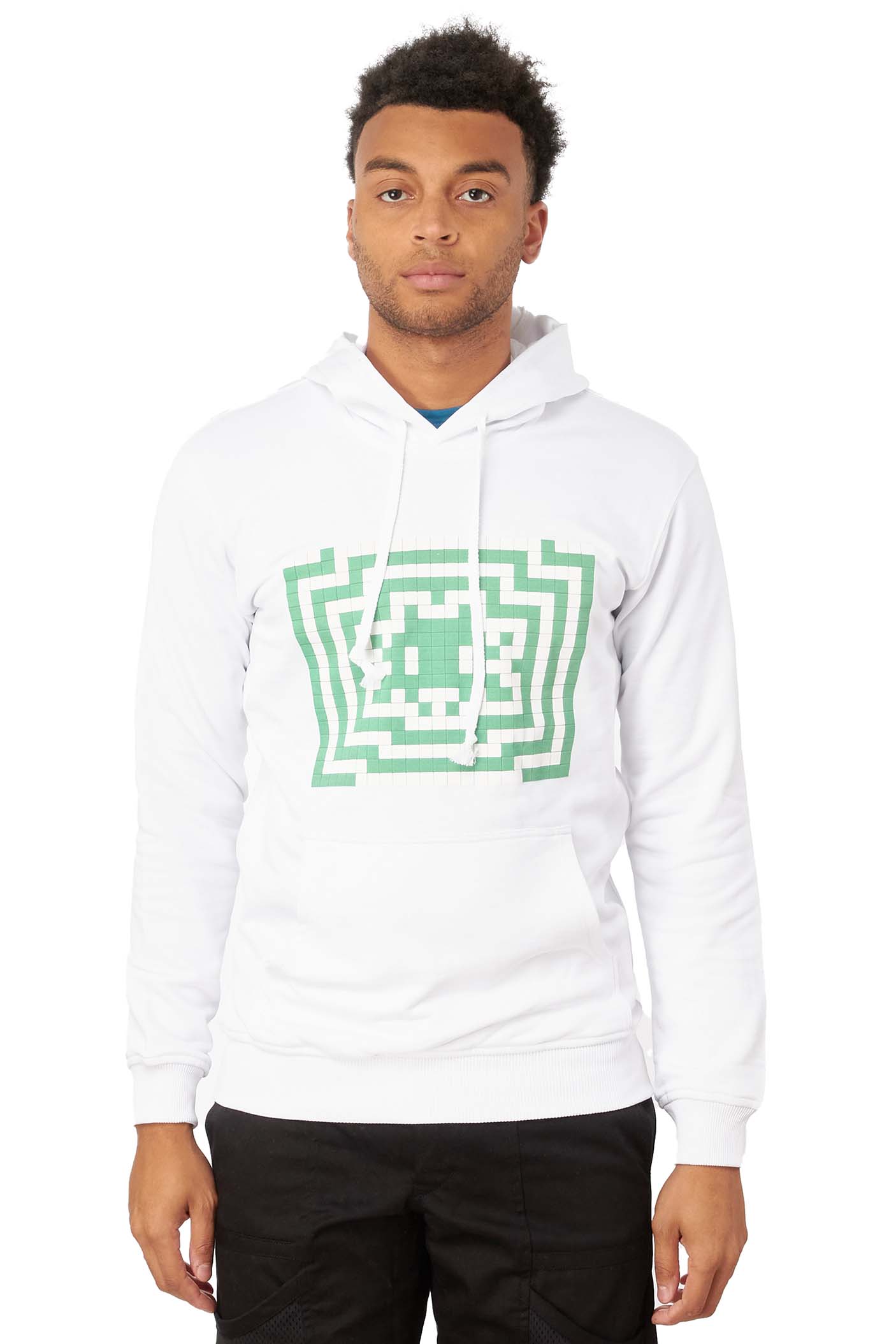 Comme des Garcons SHIRT Invader Sweatshirt 'White' - ROOTED