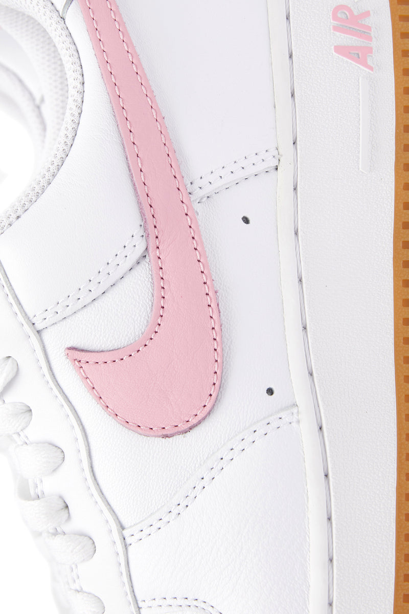 Nike Mens Air Force 1 Low Retro Shoes 'White/Pink' - ROOTED
