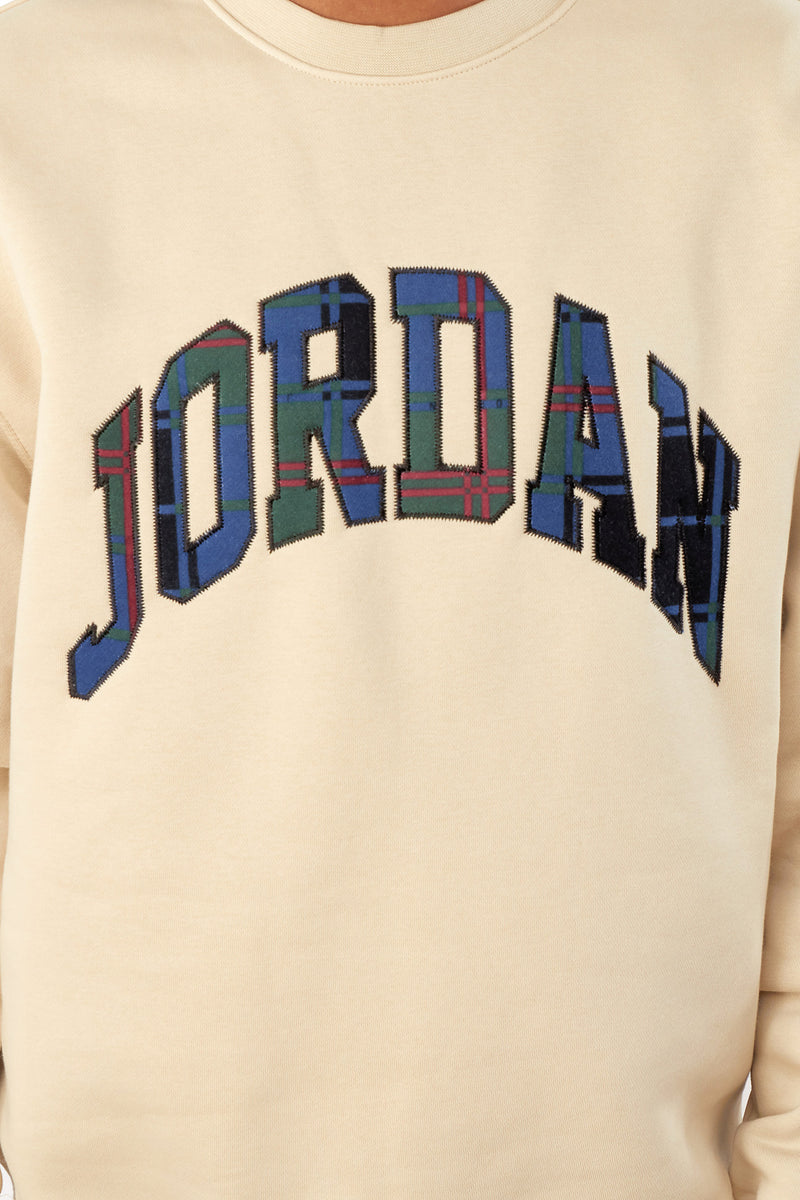 Air Jordan Mens Essential Holiday Fleece Crew - ROOTED