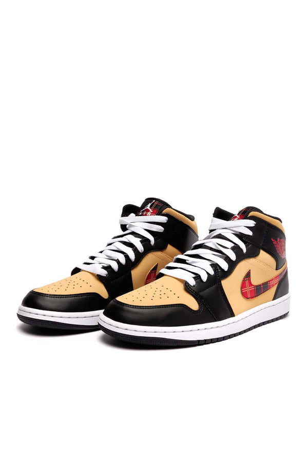 Air Jordan Mens 1 Mid SE Shoes - ROOTED