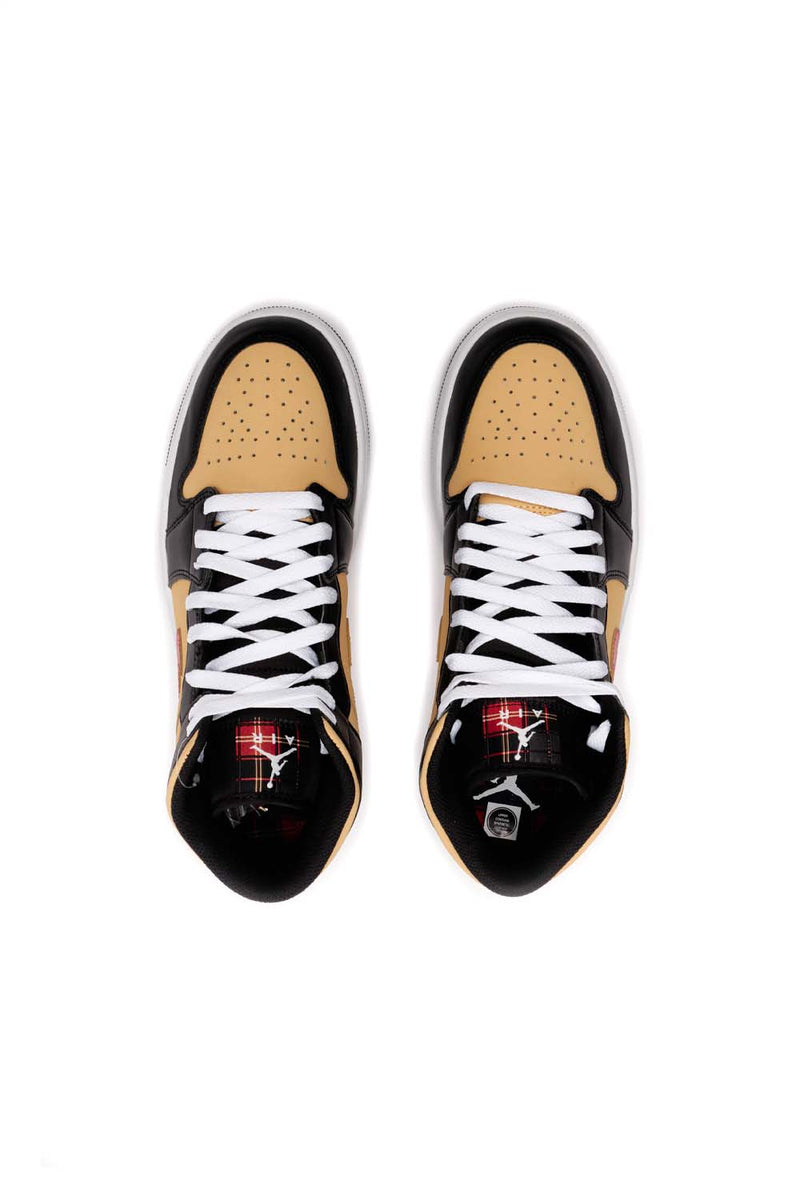 Air Jordan Mens 1 Mid SE Shoes - ROOTED