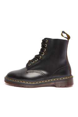 Dr Martens Mens 1460 Pascal Shoes 'Black Vintage Smooth' | ROOTED