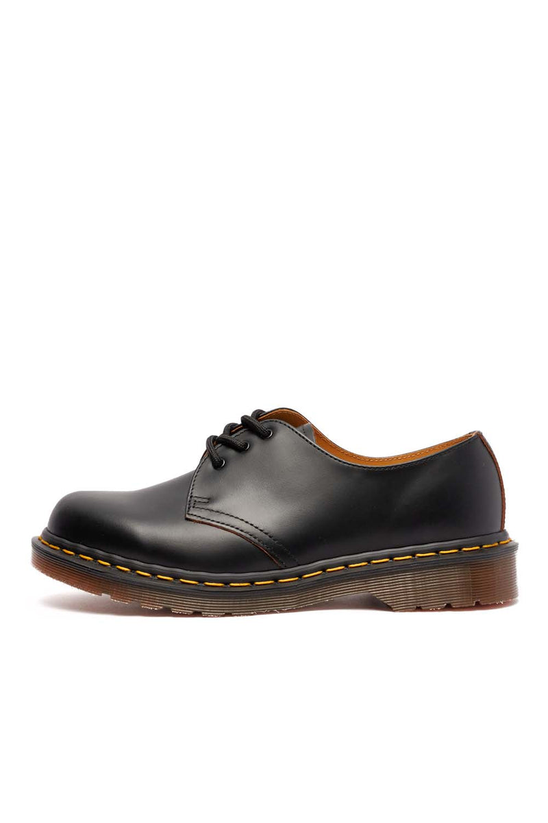 Dr Martens Mens Vintage 1461 Shoes 'Black Quilon' - ROOTED