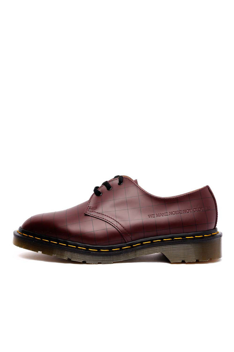 Martens x Undercover Mens 1461 Check Smooth Shoes 'Cherry'