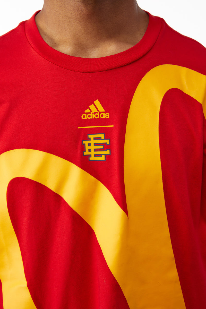 adidas x EE Mens McDonalds Tee 'Red' - ROOTED