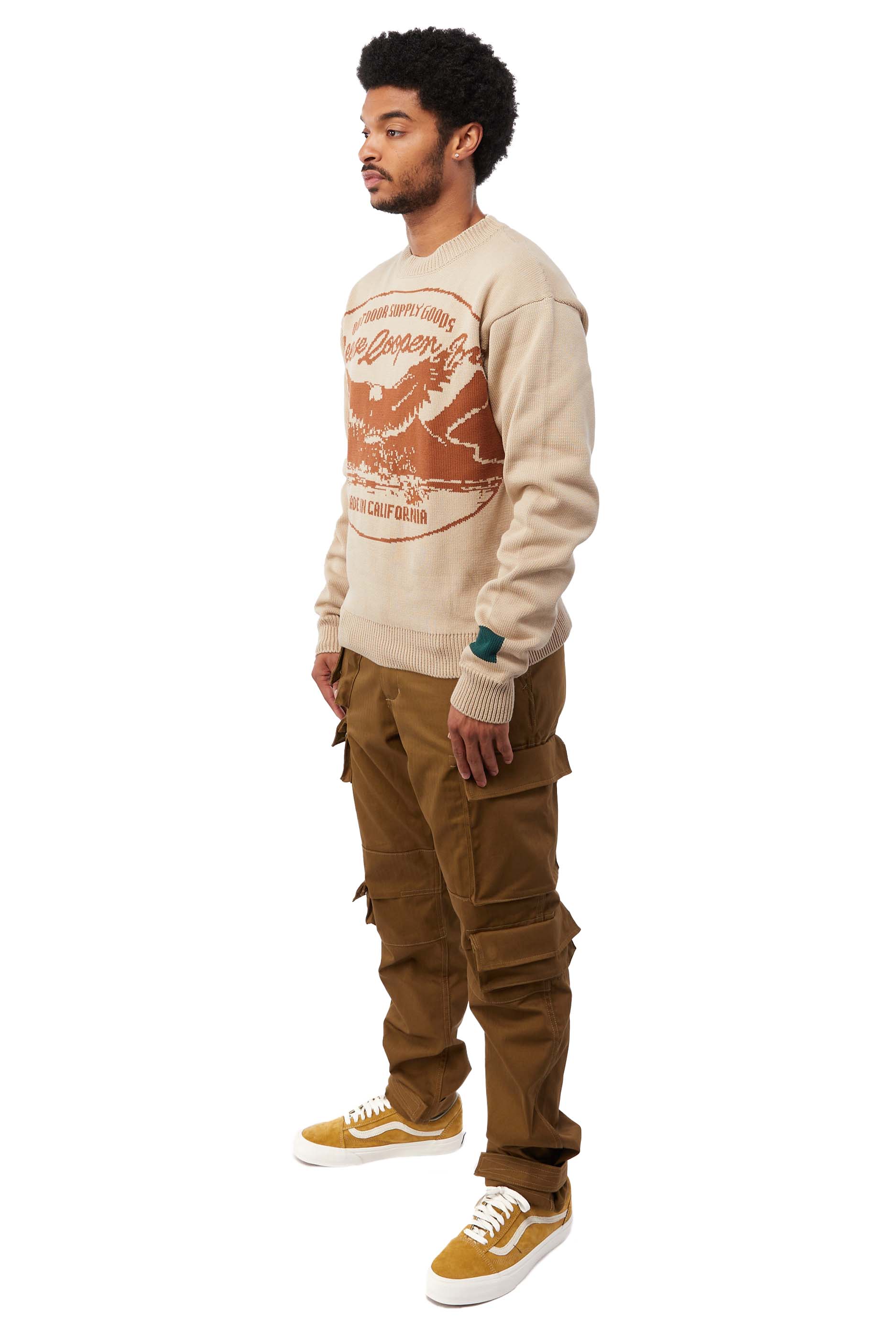 Reese Cooper Outdoor Supply Sweater 'Natural' - ROOTED