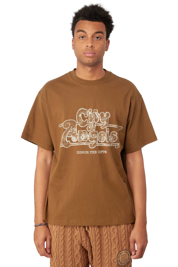 Honor The Gift Mens Angelino Tee 'Olive' - ROOTED