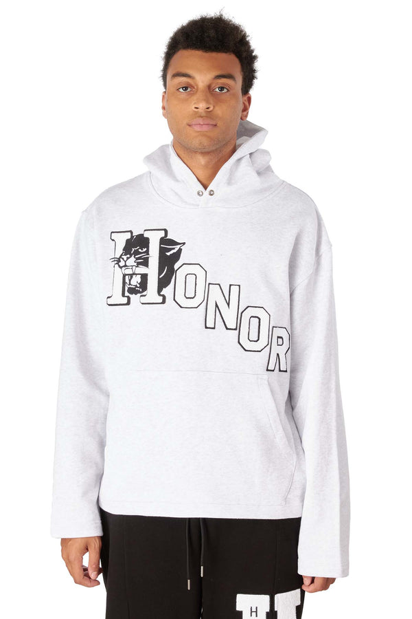 Honor The Gift Mens Mascot Hoodie 'Heather Grey' - ROOTED