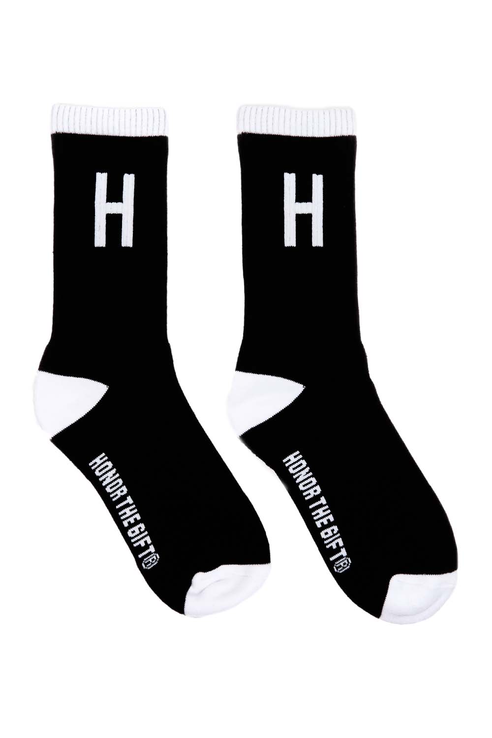 Honor The Gift Crew Socks 'Black' - ROOTED