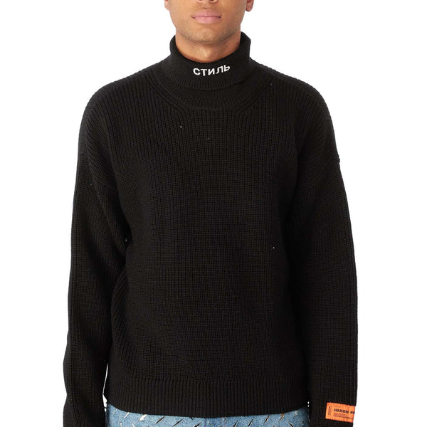 Heron Preston Mens CTNMB Knit Rollneck | ROOTED