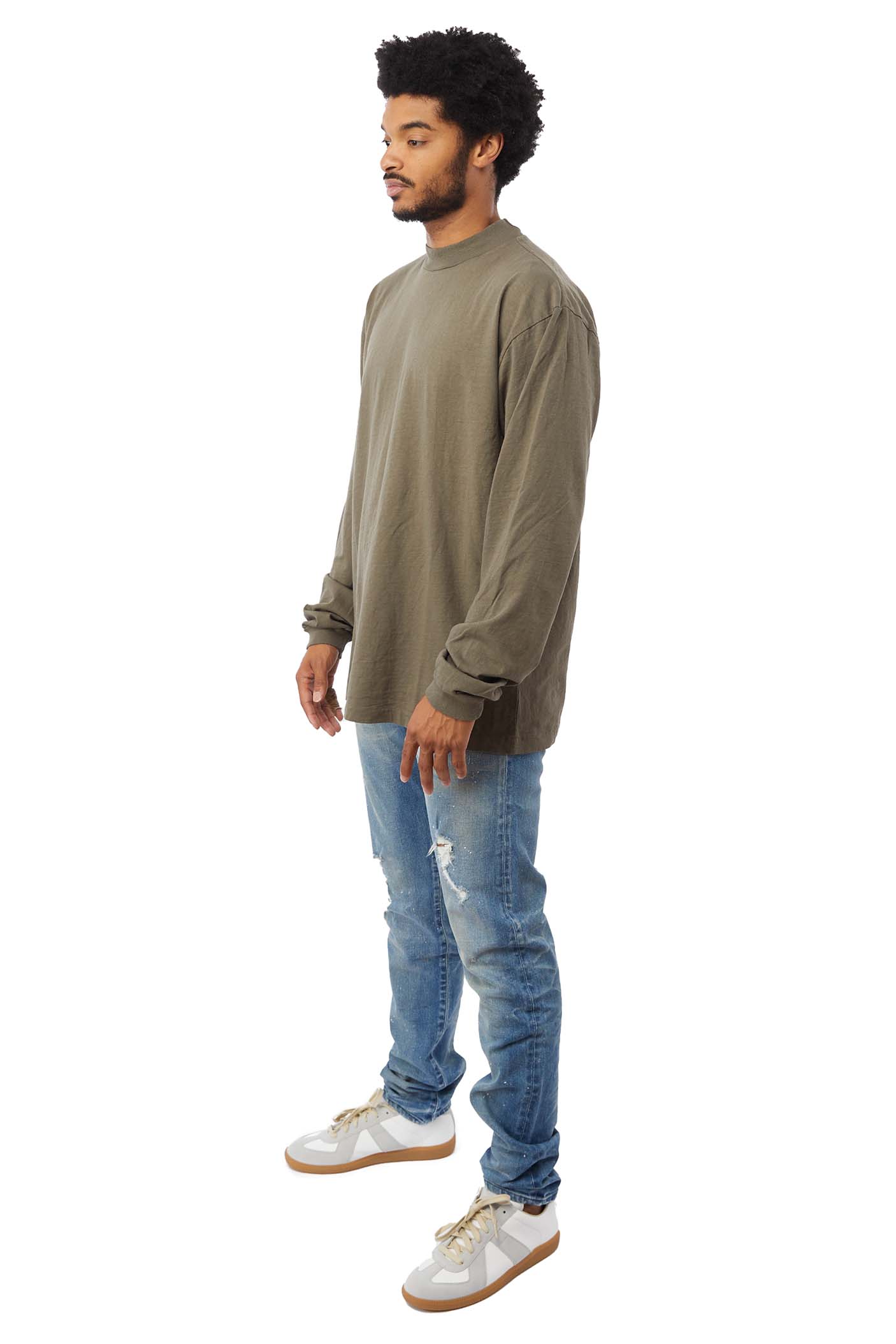 John Elliott Mens 900 LS Tee - ROOTED