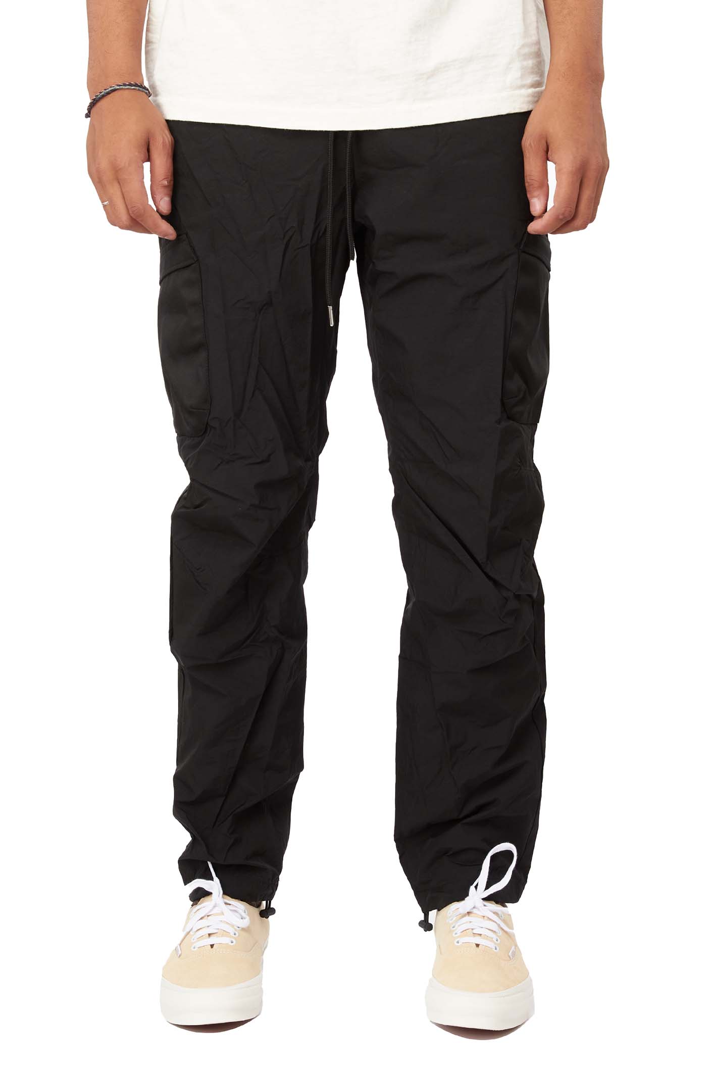John Elliott Mens Himalayan Cargo Pants 'Black' - ROOTED