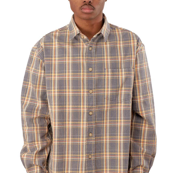 John Elliott Mens Hemi Oversized Shirt 'Navy' | ROOTED