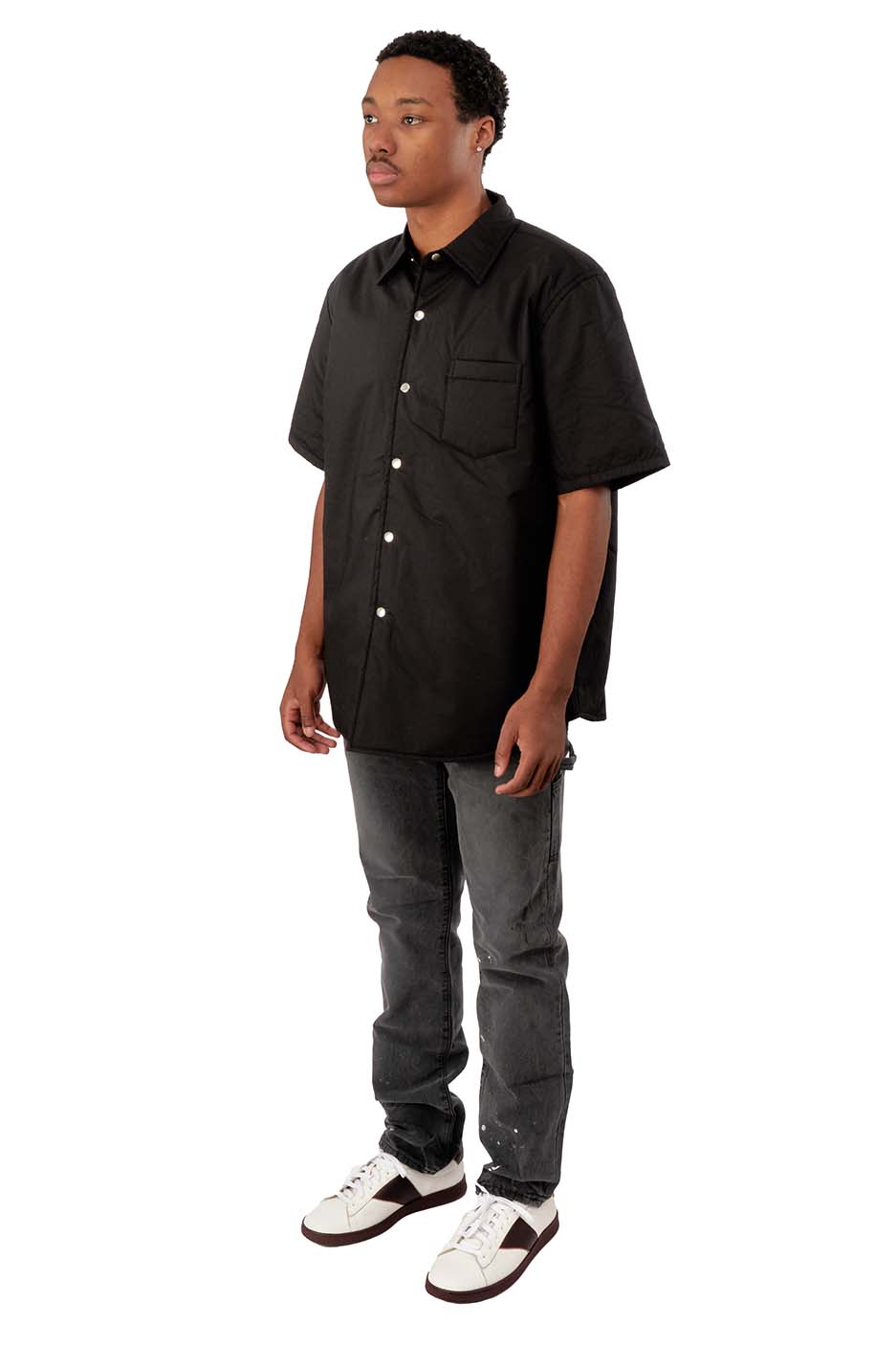 John Elliott Mens Scout Shirt 'Black' - ROOTED