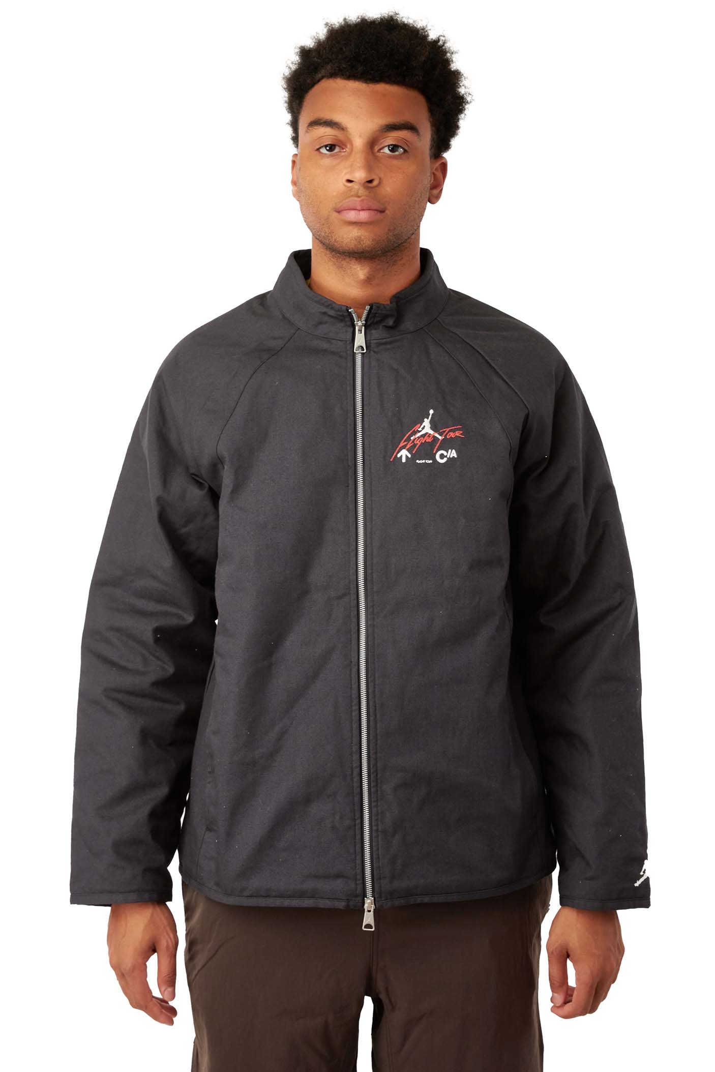 Jordan Mens Flight Jacket 'Off Noir' - ROOTED
