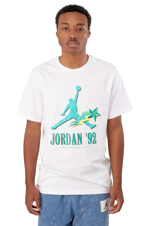 Jordan Mens SS Tee 'White' - ROOTED