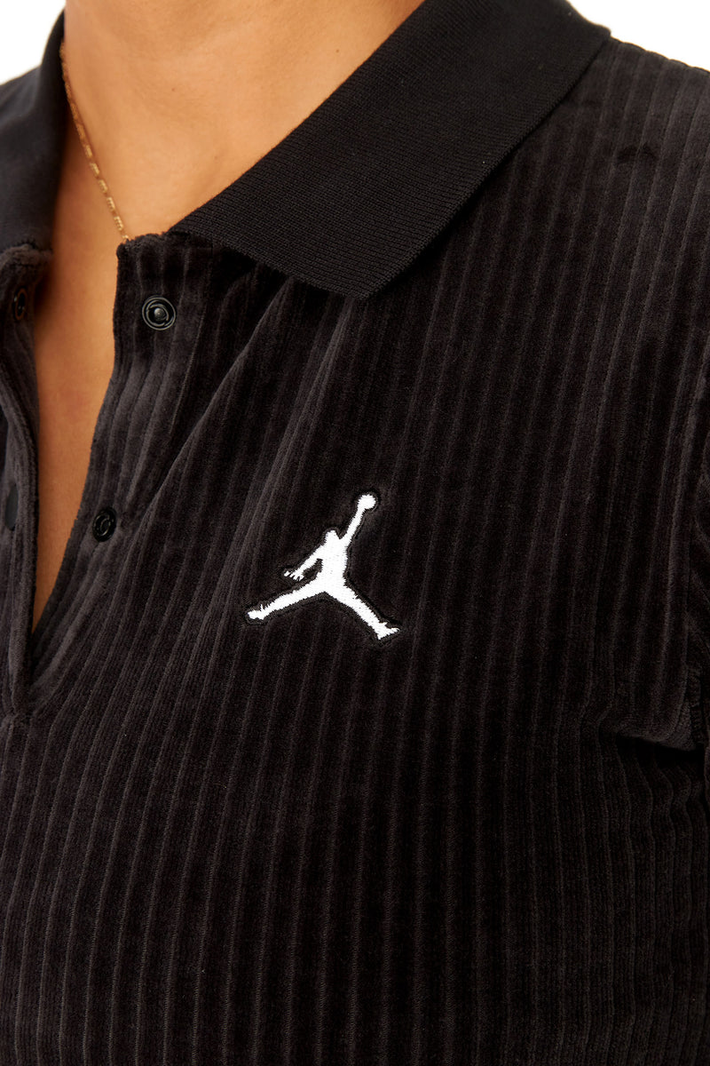 Air Jordan Womens Long-Sleeve Velour Top