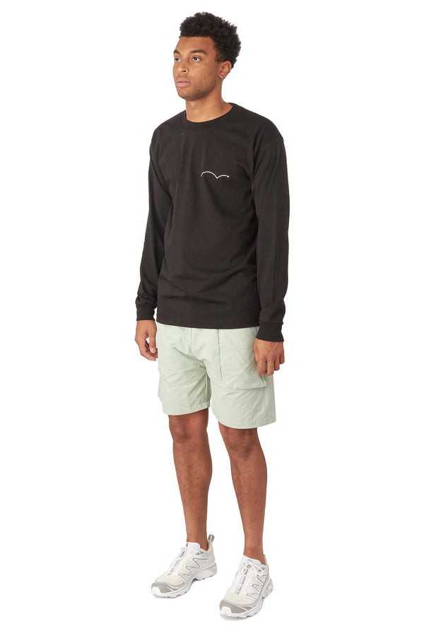 WHIM Mens Bouncing Ball LS Tee 'Black' - ROOTED