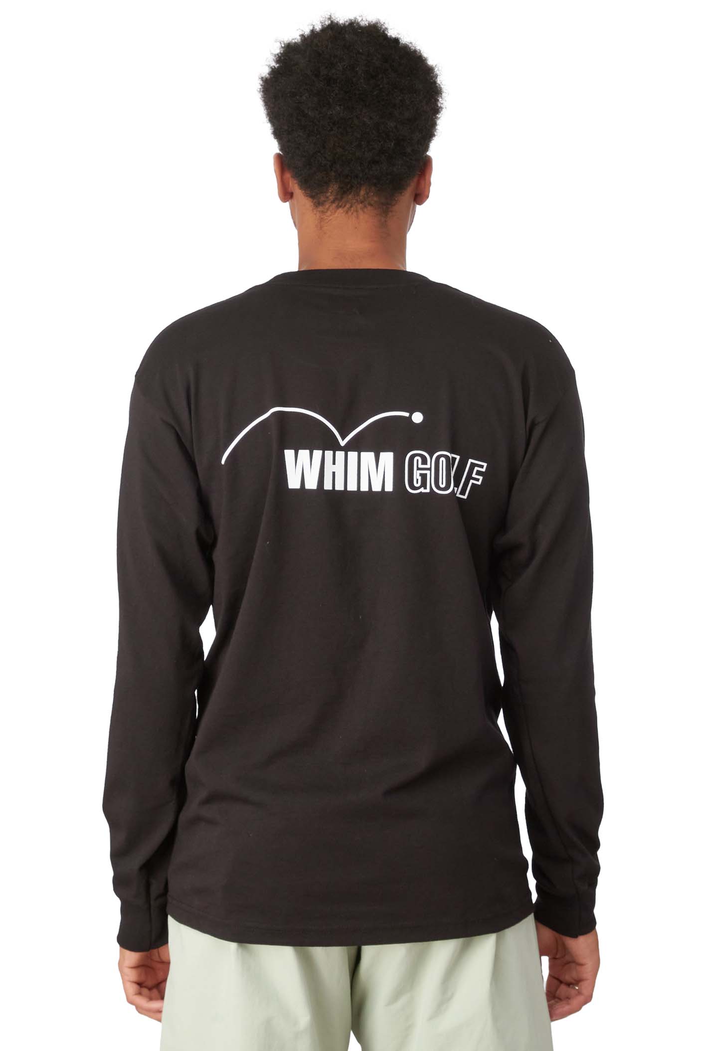 WHIM Mens Bouncing Ball LS Tee 'Black' - ROOTED