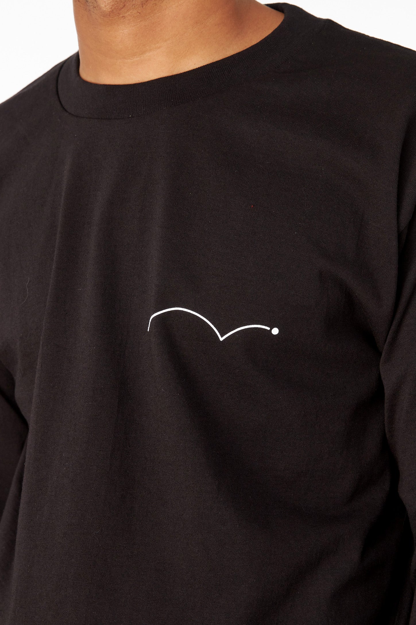 WHIM Mens Bouncing Ball LS Tee 'Black' - ROOTED