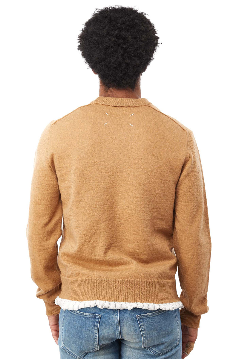 Maison Margiela Mens Distressed Sweater - ROOTED