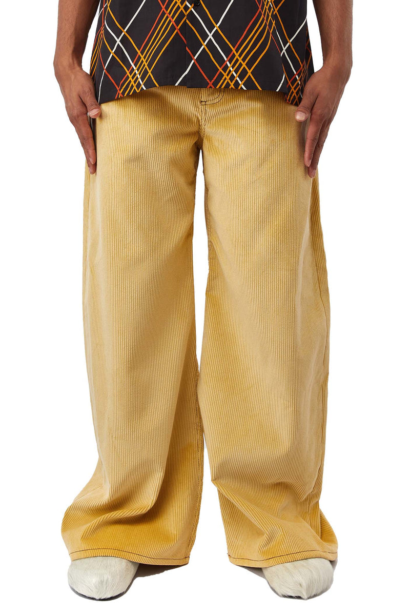 ELENA organic cotton corduroy pants - Hunter Green (Corduroy) | Damen | Givn