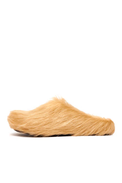 Marni Mens Fussbett Sabot Shoes 'Beige' - ROOTED