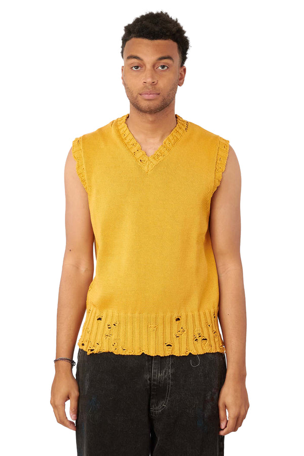 Marni Mens V-Neck Sweater 'Dawn' - ROOTED