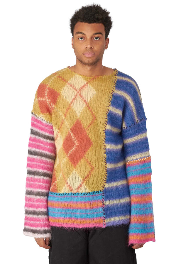 Marni Mens Mixed Mohair Sweater - ROOTED