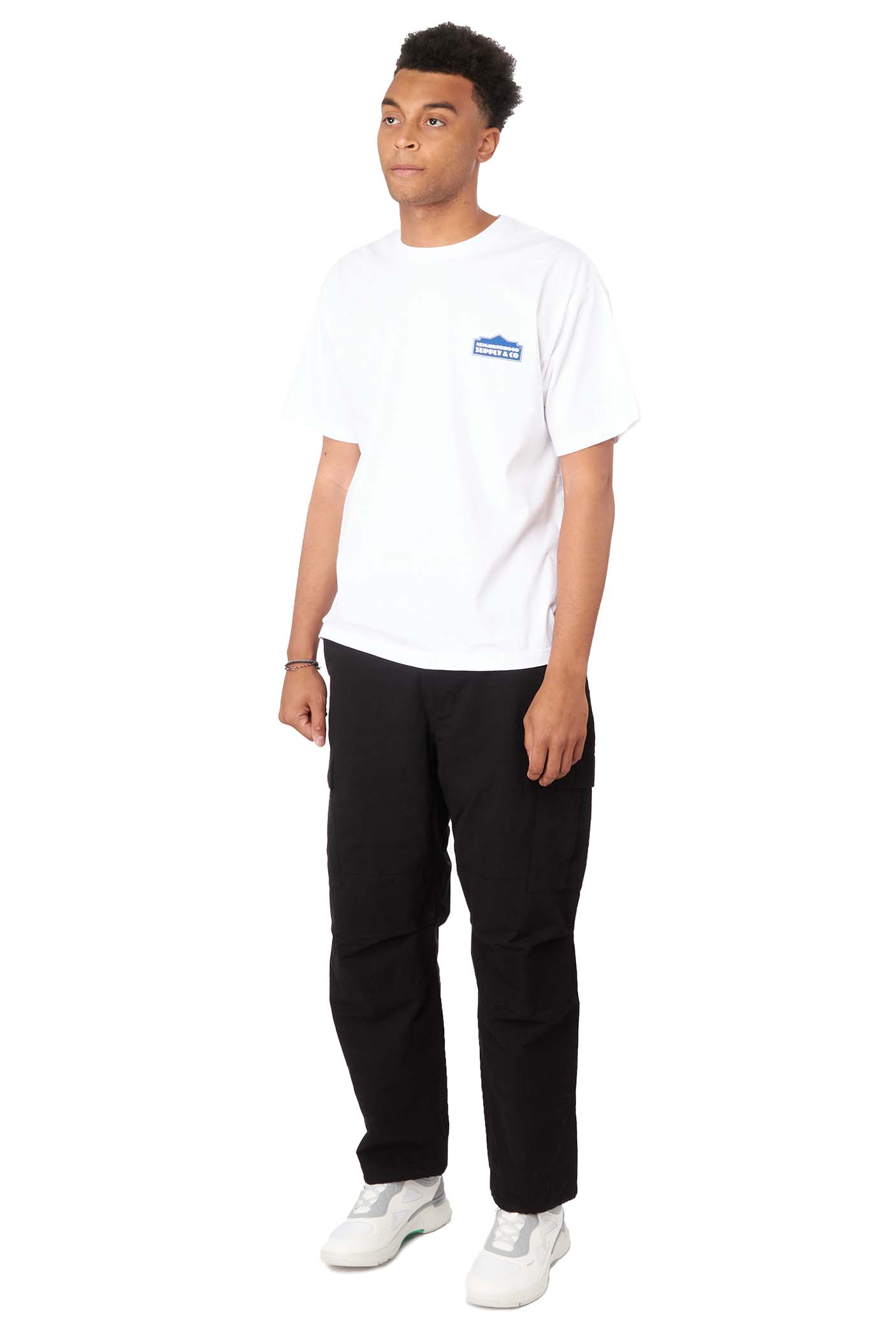 Neighborhood Mens Tee-9 'White' - ROOTED