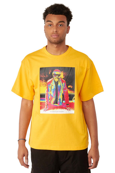 university gold nike shirt