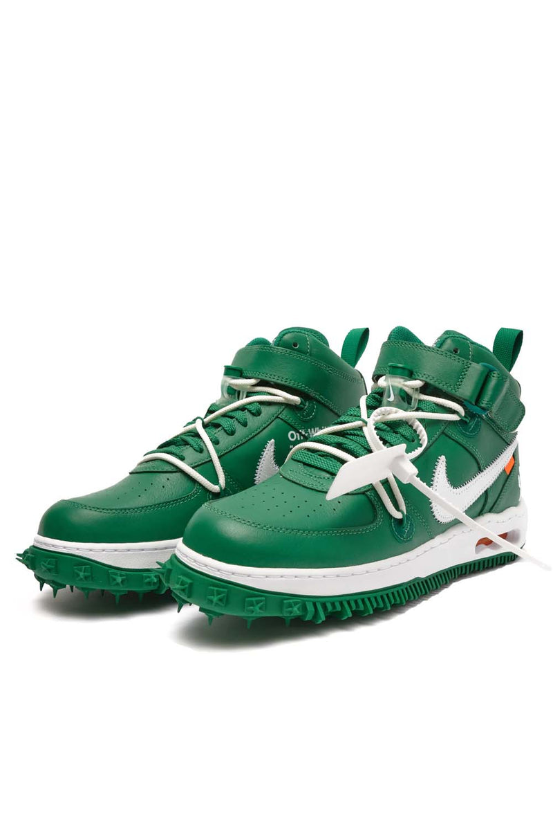 Nike Air Force 1 Mid x Off-White Shoes Pine Green DR0500-300 Men