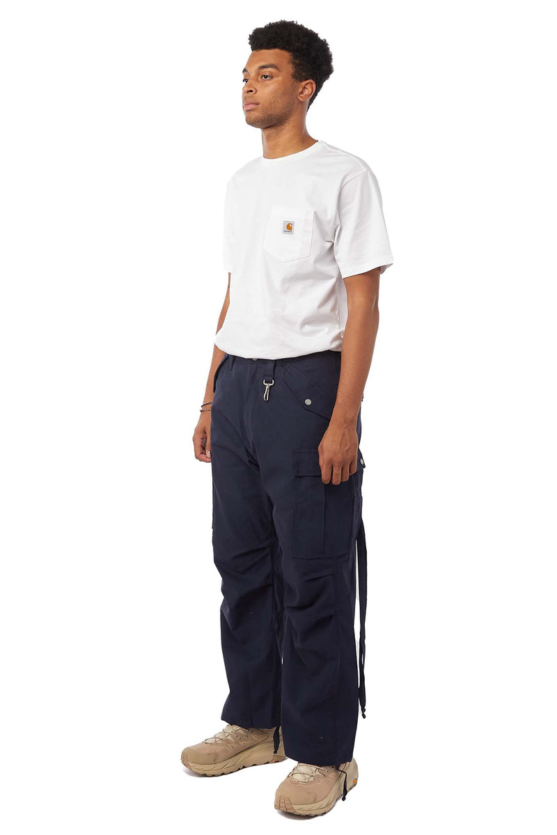 Reese Cooper Mens Brushed Cotton Canvas Cargo Pants | ROOTED