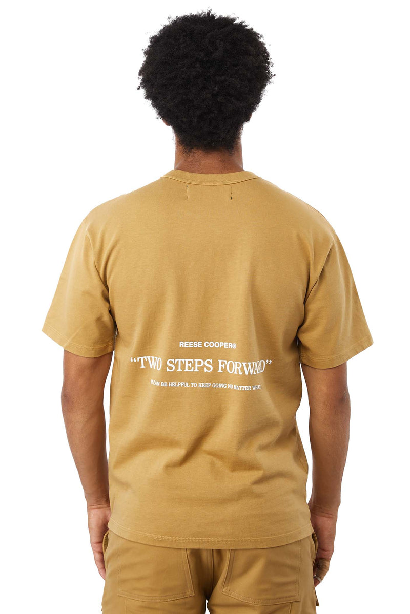 Reese Cooper Mens Two Steps Forward Tee - ROOTED